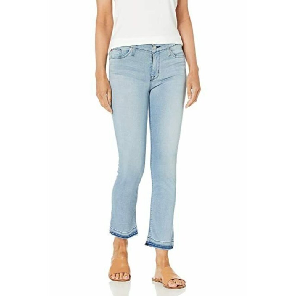 HUDSON Women Tilda Cropped Cigarette Jeans Size 26 - Picture 2 of 12